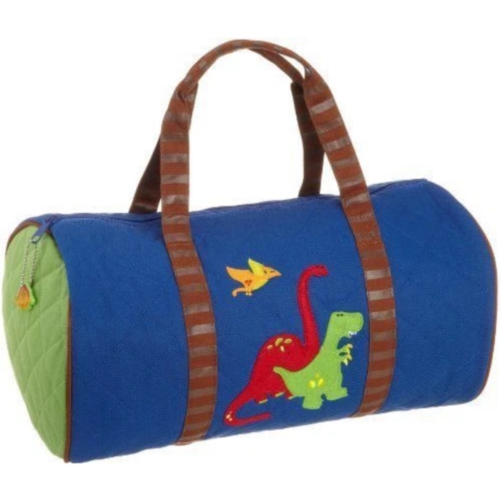 Stephen Joseph Dinosaur Quilted Duffel Bag